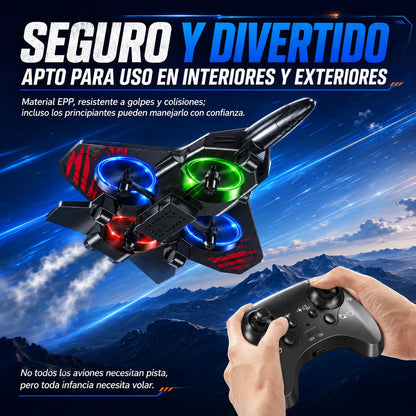 Dron Avion De Combate Con Control Remoto