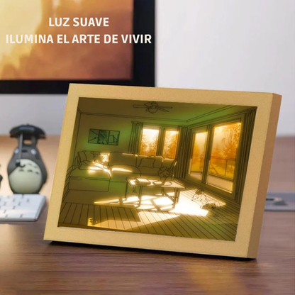 Cuadro de Luz Ambiente - Decorativo y limunioso para tu espacio.