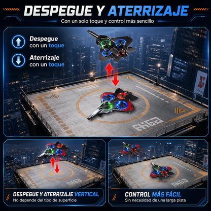 Dron Avion De Combate Con Control Remoto