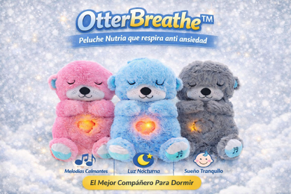 OtterBreathe™ - Peluche Nutria que Respira Anti Ansiedad.