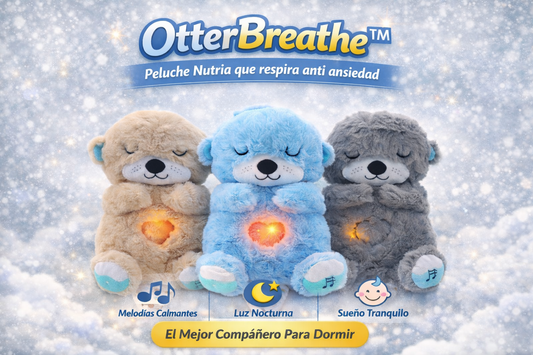 OtterBreathe™ - Peluche Nutria que Respira Anti Ansiedad.