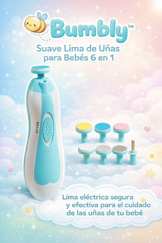 Bumbly™ - Lima De Uñas Para Bebe 6 en 1