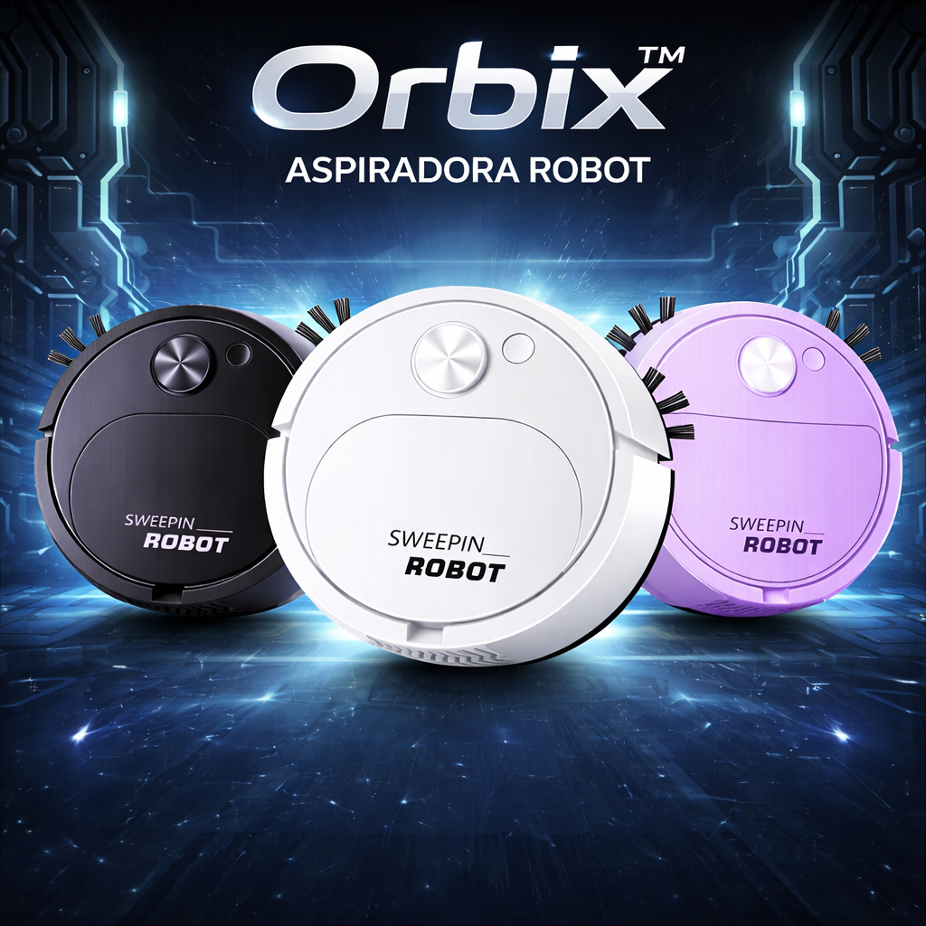 Orbix™ - Aspiradora Robot 3 en 1
