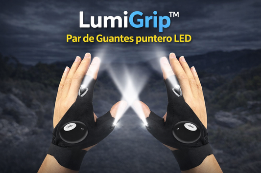 LumiGrip™ -  Guantes puntero LED - par -