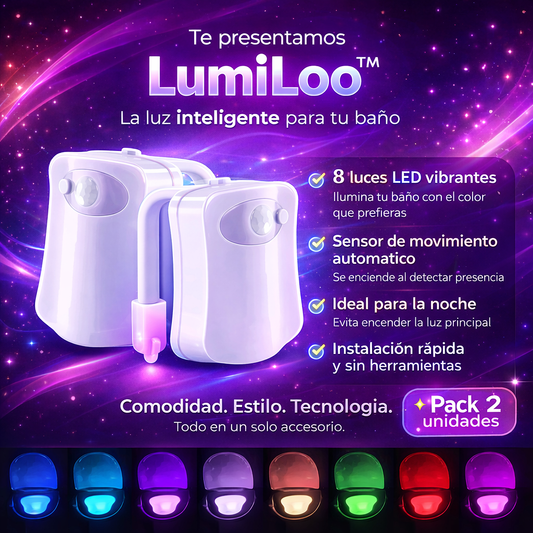 LumiLoo™ - Pack 2 Luces con Sensor para Inodoro