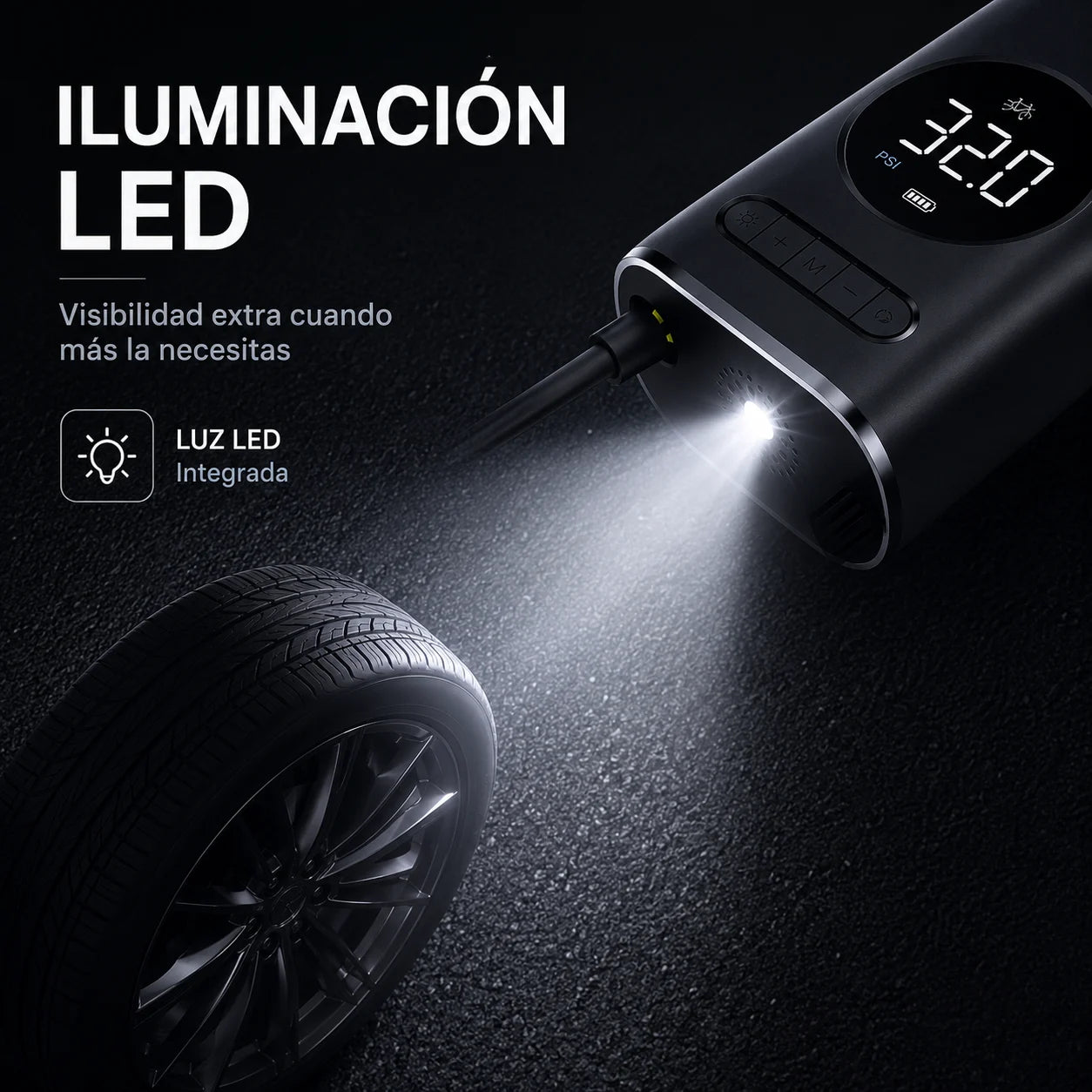 PressGo™ - Compresor de Aire Mini Eléctrico Portátil