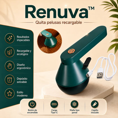 Renuva™ - Removedor de Pelusas Recargable USB