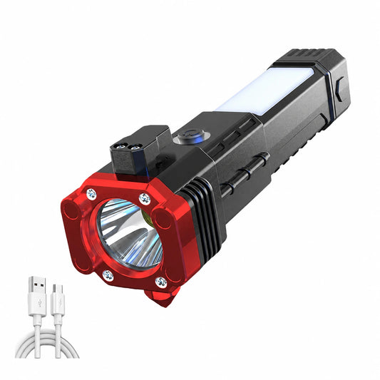 TactiLight™ - Linterna Táctica 4 en 1 para Emergencias