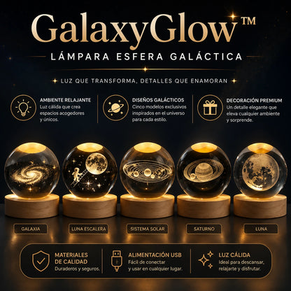 GalaxyGlow™ — Pack 2 Lámparas Esferas Galácticas